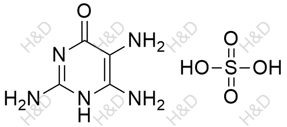 叶酸EP杂质B(硫酸盐)结构式
