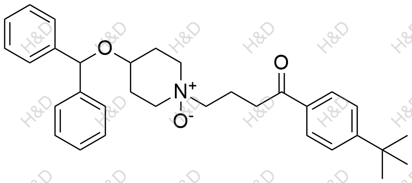 依巴斯汀氮氧化物结构式