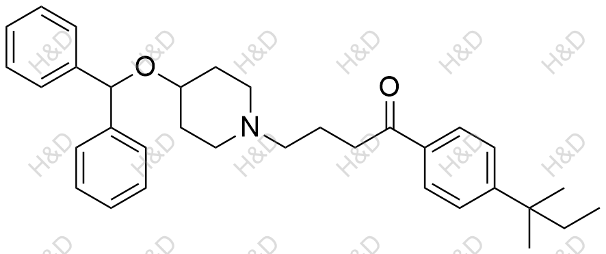 依巴斯汀EP杂质E结构式
