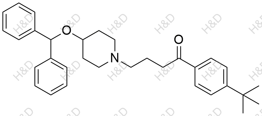 依巴斯汀结构式