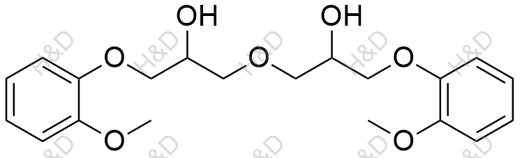 愈创木酚甘油醚EP杂质C化学结构式