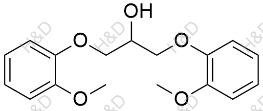愈创木酚甘油醚EP杂质D结构式