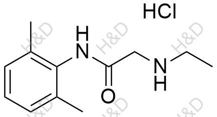 利多卡因EP杂质D(盐酸盐)结构式