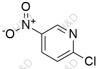 2-氯-5-硝基吡啶化学结构式