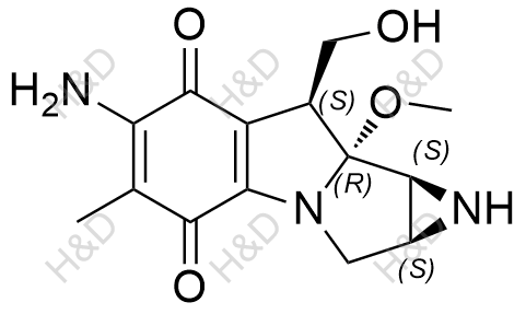 10-癸氨酰丝裂霉素C结构式