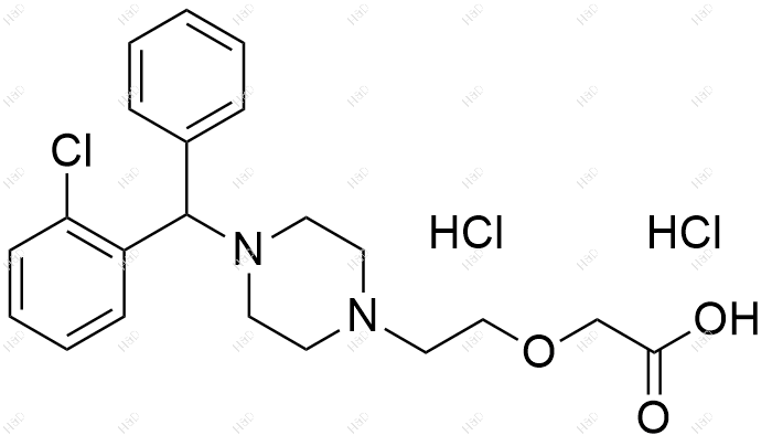 西替利嗪EP杂质C(双盐酸盐)结构式