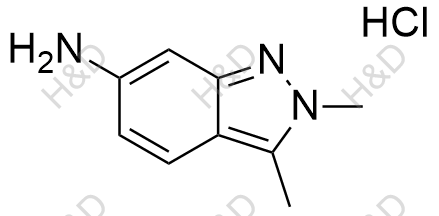 帕唑帕尼杂质13(盐酸盐)结构式