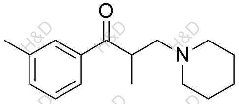 3-托哌酮化学结构式