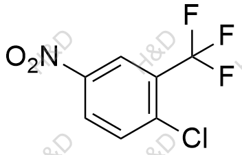 2-氯-5-硝基三氟甲苯化学结构式