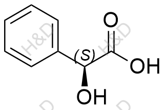 (S)-(+)-扁桃酸化学结构式