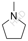1-甲基吡咯烷化学结构式