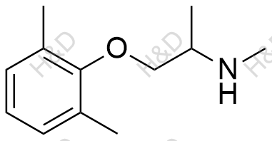 N-甲基美西律结构式