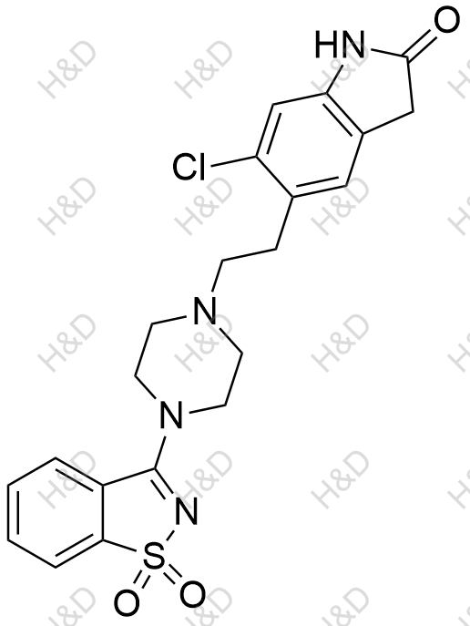 齐拉西酮杂质10结构式