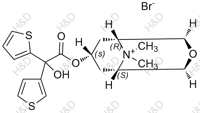 噻托溴铵杂质 11结构式