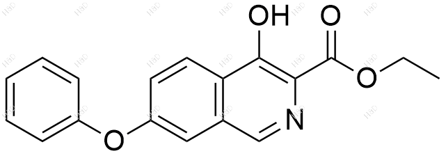 罗沙司他杂质33结构式