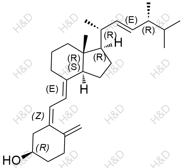 维生素D2 EP杂质A异构体化学结构式