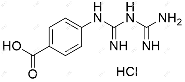 萘莫司他杂质8(盐酸盐)结构式