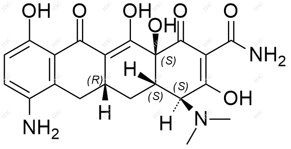 米诺环素EP杂质D结构式