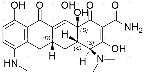 米诺环素EP杂质C结构式