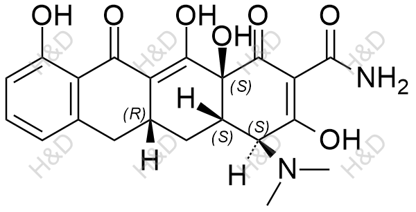 米诺环素EP杂质B结构式