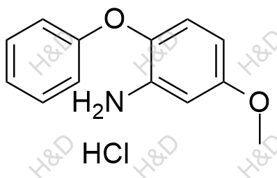 艾拉莫德杂质3(盐酸盐)结构式