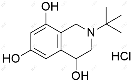 特布他林EP杂质B(盐酸盐）结构式