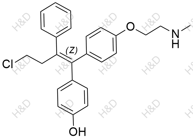 N-去甲基-4-羟基托瑞米芬结构式