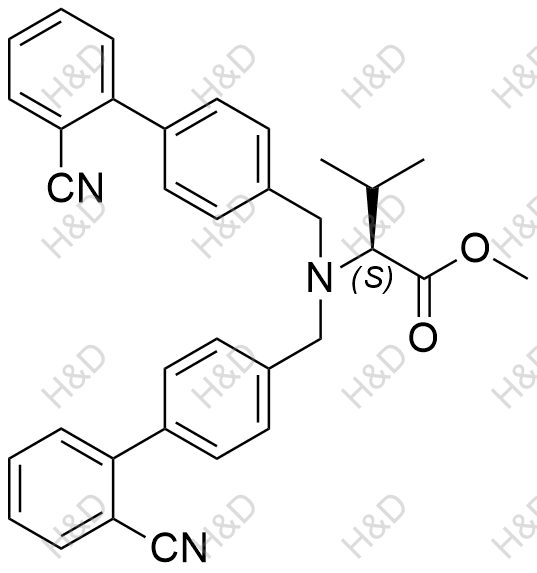 缬沙坦杂质45结构式
