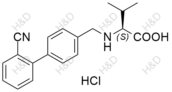 缬沙坦杂质46（盐酸盐）结构式