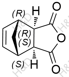 顺-5-降冰片烯-外-2,3-二羧酸酐结构式