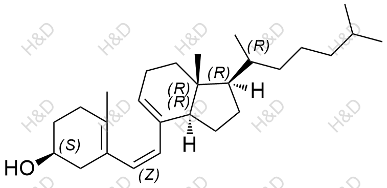 前维生素D3结构式