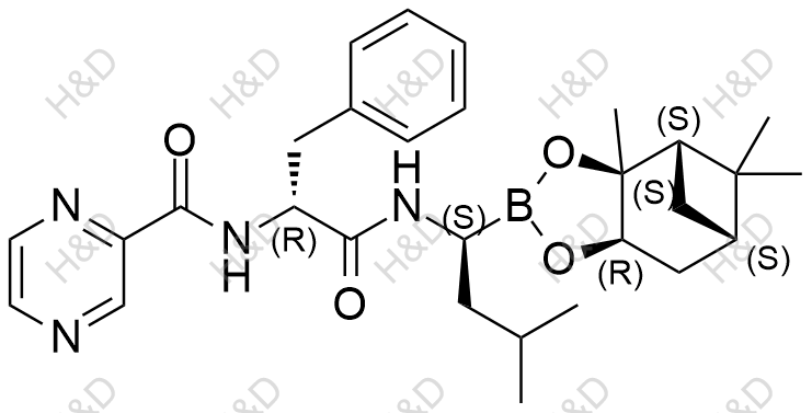 硼替佐米杂质46结构式