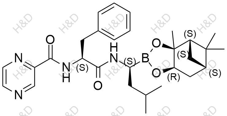 硼替佐米杂质47结构式