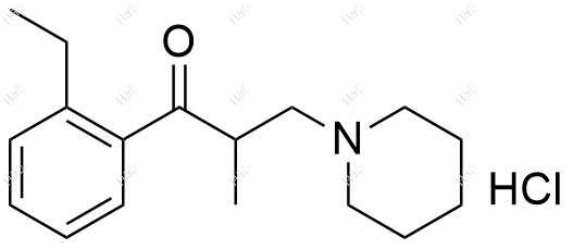 乙哌立松杂质7(盐酸盐)结构式