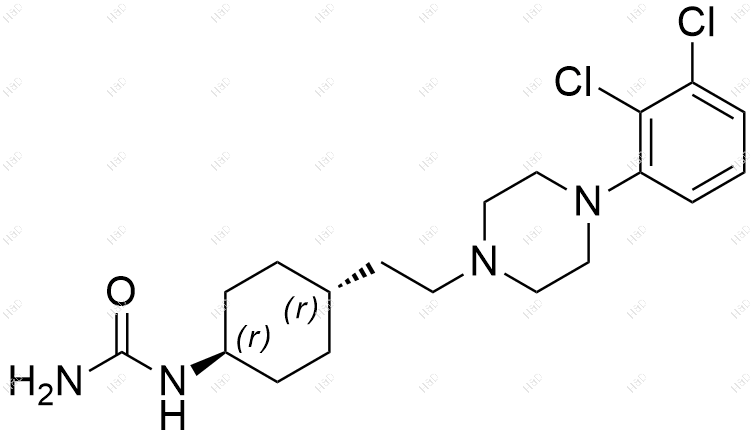 N-去二甲基卡利拉嗪结构式