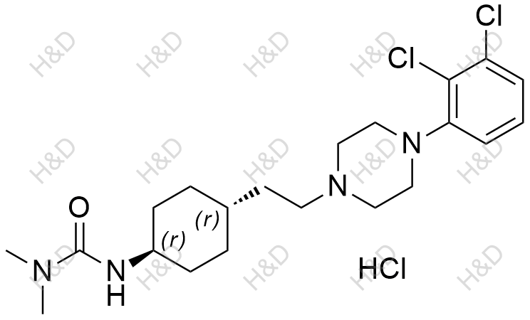 盐酸卡利拉嗪结构式
