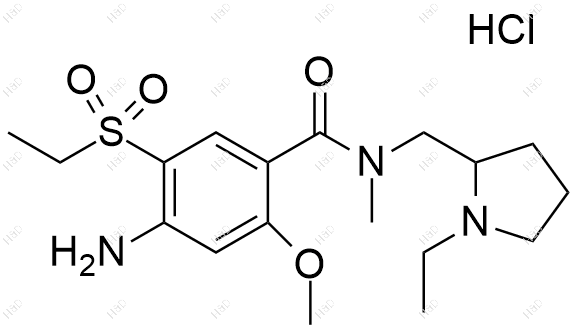 氨磺必利EP杂质H(盐酸盐)结构式