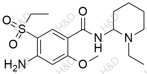 氨磺必利杂质25结构式