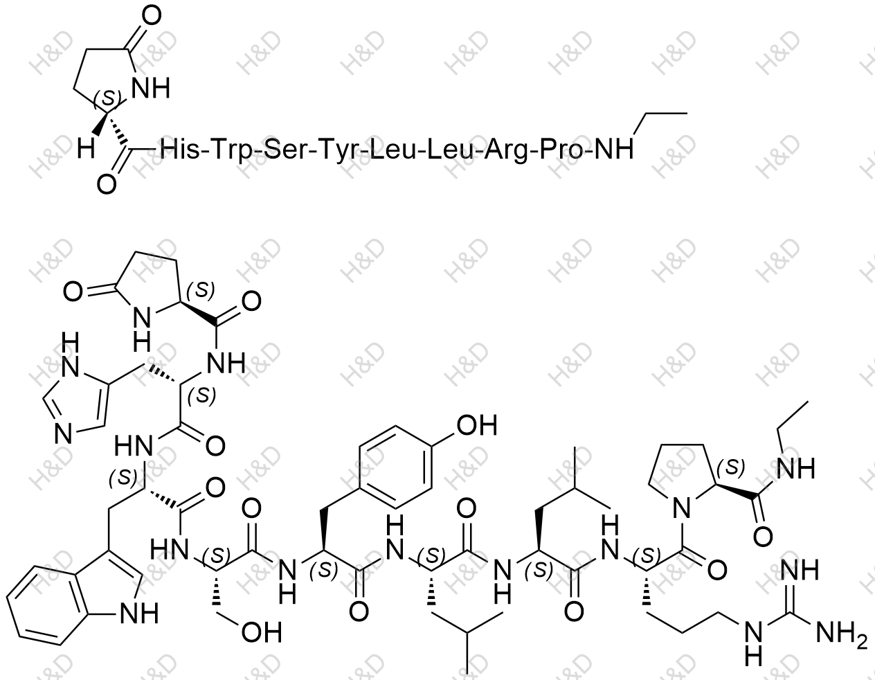 亮丙瑞林EP杂质C结构式
