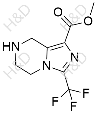 瑞格列汀杂质2化学结构式