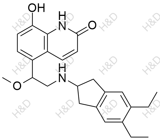 茚达特罗杂质8结构式