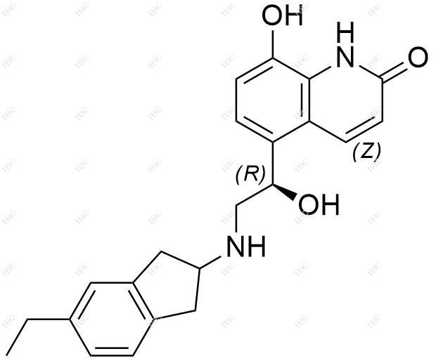 茚达特罗杂质5结构式