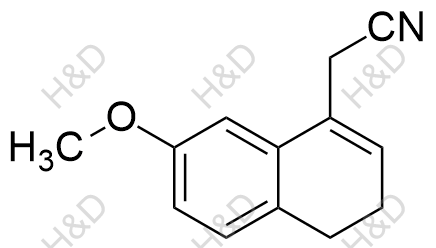 7-甲氧基-3,4-二氢-1-萘乙腈化学结构式