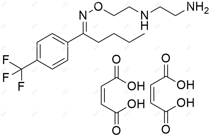 氟伏沙明杂质10（二马来酸盐）结构式