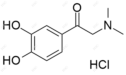 去甲肾上腺素杂质30（盐酸盐）结构式