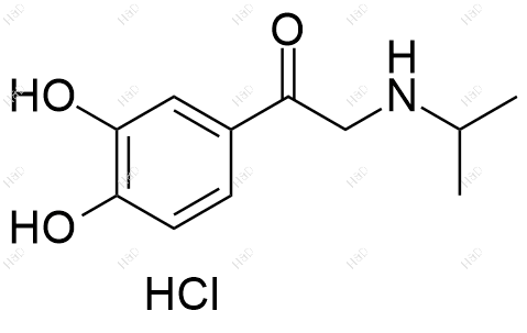 去甲肾上腺素杂质27（盐酸盐）结构式