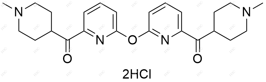 拉米地坦杂质12(双盐酸盐)结构式