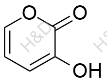 3-羟基-2-吡喃酮化学结构式