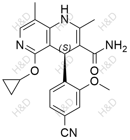 非奈利酮杂质6结构式