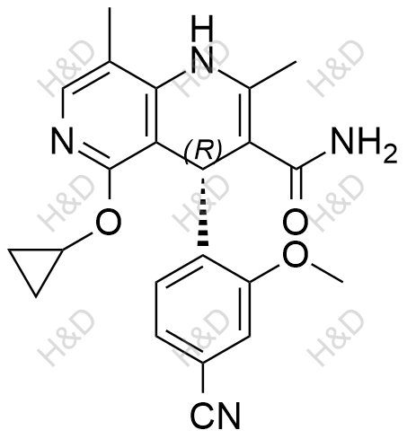 非奈利酮杂质5结构式